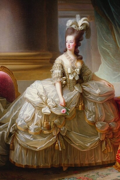 Elisabeth Louise Vigée Le Brun, "Maria Antonietta in abito di corte2, 1778. Olio su tela, Kunsthistorisches Museum, Vienna, Austria