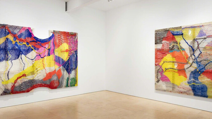 Channing Hansen, Exhibition view. Courtesy of Stephen Friedman Gallery