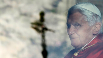 Benedicto XVI, de nombre secular Joseph Ratzinger, ​ fue el 265.º papa de la Iglesia católica​