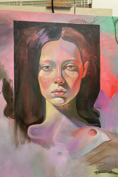 Martine Johanna, Work in Progress (detail), 2023. Courtesy of Hashimoto Contemporary LA