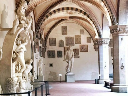 L'interno del Museo Nazionale del Bargello