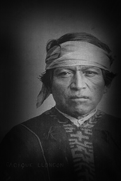  Mapuche Lloncon, ca. 1890, Lonco, Chile

