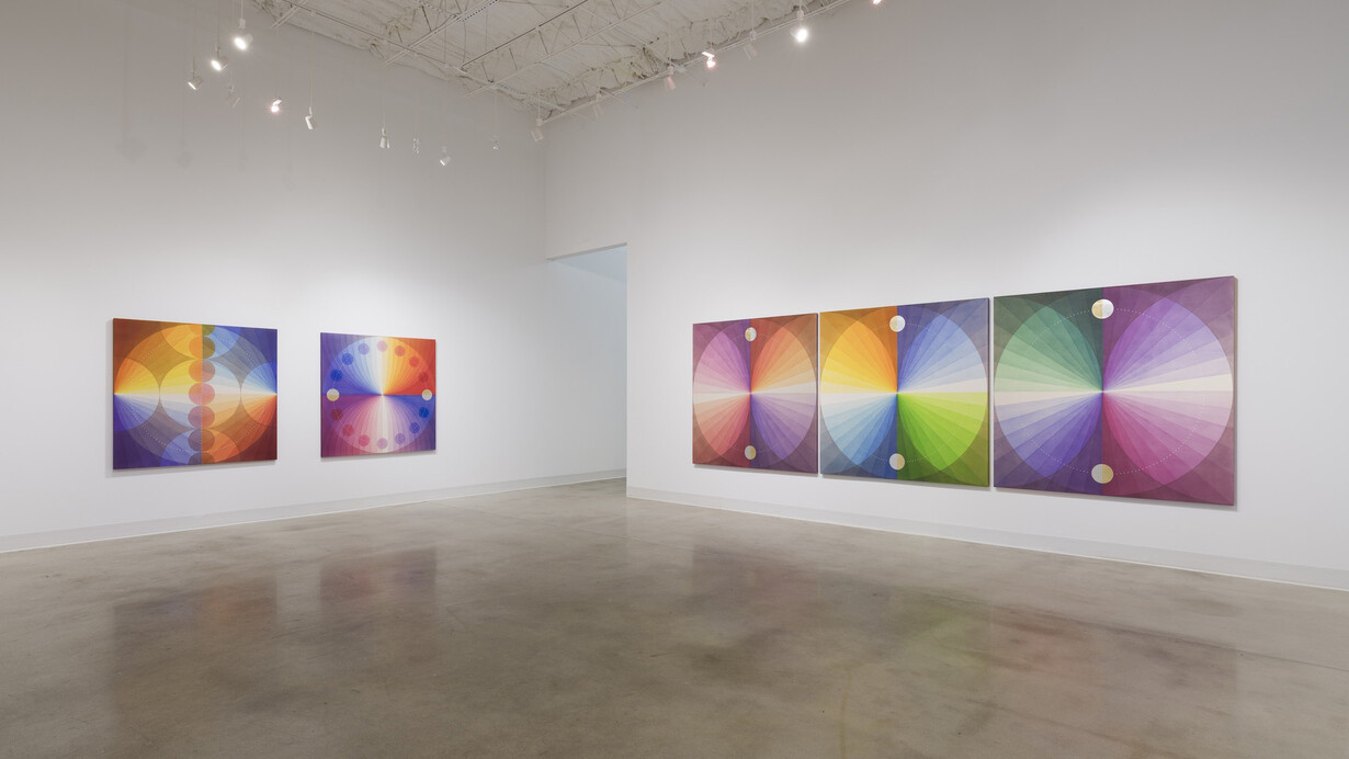 Bodies of light: new paintings by Field Kallop, exhibition view. Courtesy of Gavlak Gallery