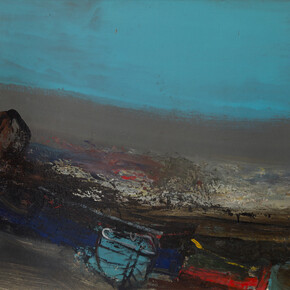 Joan Eardley, Sea at Catterline, 1960, oil on board, 71 x 119 cm