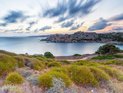 A view from the cliff of Ikaria, Greece, a blue zone region