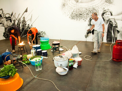 Rirkrit Tiravanija. Courtesy of Hirshhorn Museum
