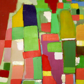 Paolo Manazza, The Gardens on the Sea, oil on canvas, 223x178 cm, 2016. Courtesy of the artist and ARP - Art Research Paris