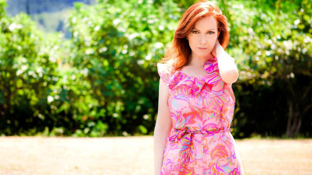 La cantante e compositrice Michela Lombardi