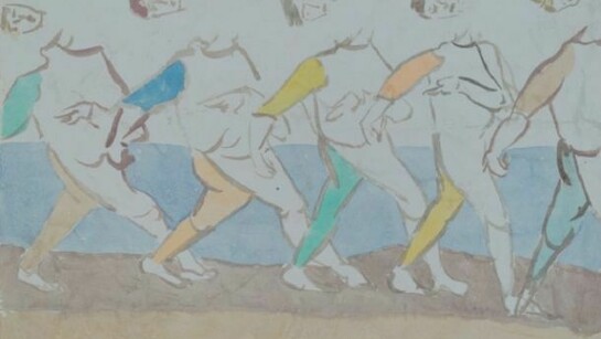 Jackie Gendel, Tops Off, 2013, Mixed media on panel, 12x16" / 30.5x40.6cm