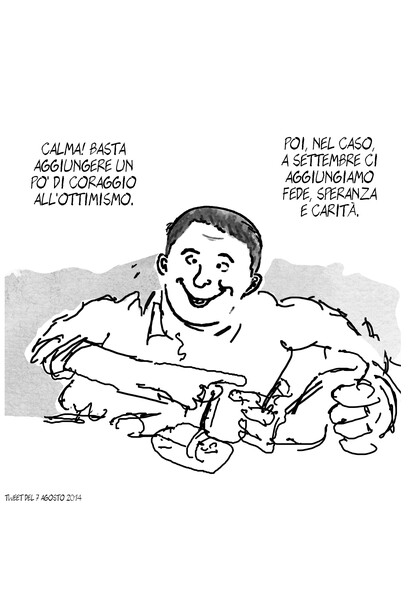 Tweet del 7 agosto 2014