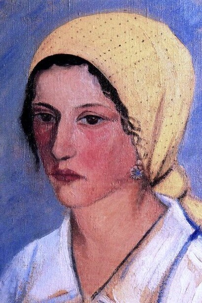 Una mujer gallega, por Virxilio Blanco