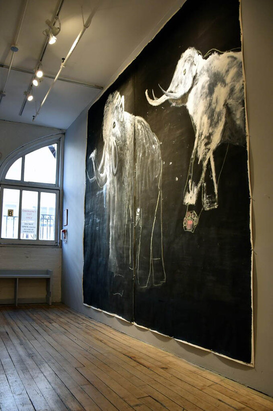 On the Wall: Vija Doks. Courtesy of Carter Burden Gallery