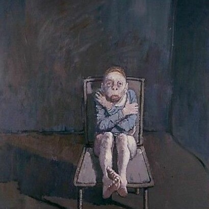 Los pacientes sufren de algo que nos es común a todos, solamente que en sus casos se manifestaba de un modo más exacerbado. Cuadro de Jean Rustin (1928-2013)
