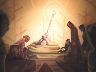 Arte de Amagoia Agirre para Memorias de Idhún