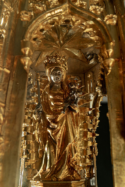 Hans Ryssenberg, The monstrance by Hans Ryssenberg, exhibition view. Courtesy of The State Hermitage Museum
