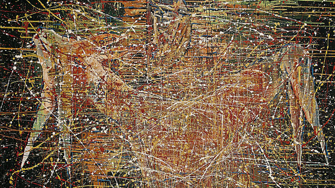 Untitled, 153x193cm, oil on canvas, 1991 By Andrey Krikis 