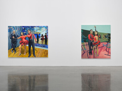 Aliza Nisenbaum, Altanera, preciosa y orgullosa, exhibition view. Courtesy of Regen Projects 