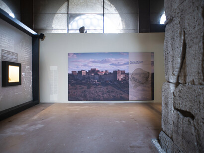 Troya y Roma. Mitos, leyendas, historias del Mediterráneo antiguo, vista de exhibición. Cortesía del Parque Arqueólogico del Coliseo de Roma