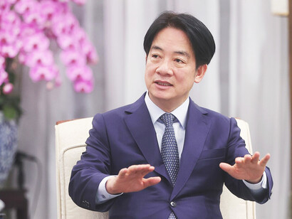 President Lai Ching-te recently sat down for an exclusive interview with *TIME* magazine, discussing key issues including diplomacy, cross-strait relations, the semiconductor industry, and domestic economic development