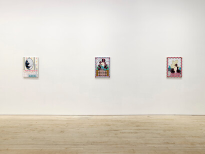 Deborah Druick, Past present tense, exhibition view. Courtesy of Nino Mier Gallery