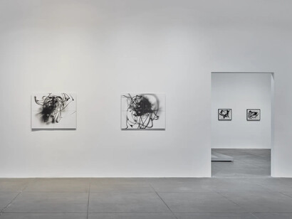 Gustav Metzger, And then came the environment, exhibition view. Courtesy of Hauser & Wirth