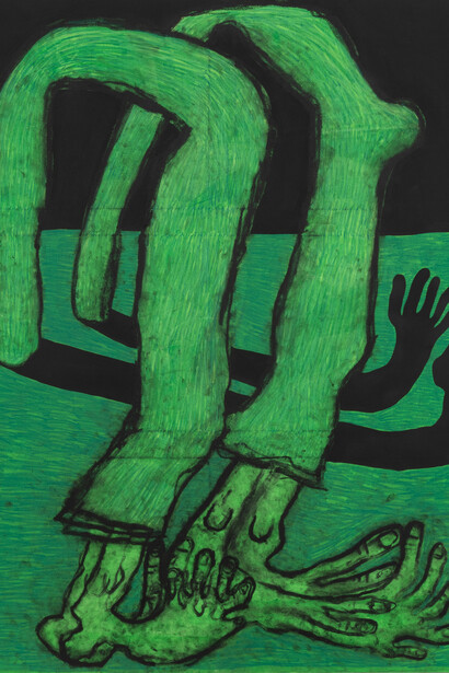 Taylor White, Night walking, 2024. Courtesy of the artist and The Hole, 2024