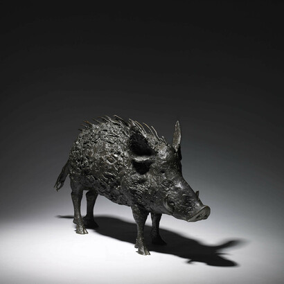 Anthony Scott, Bres, 2014, Bronze, Edition 4 of 6, H: 51 x L: 92 x W: 20 cm
