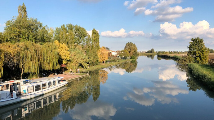 Il fiume Po, Italia