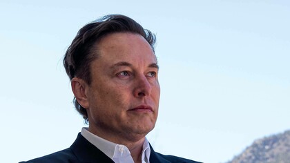 L'amministratore delegato di Tesla Inc. Elon Musk alla Arnold Hall per la presentazione dell'Ira C. Eaker Distinguished Speaker Presentation il 7 aprile 2022 presso la U.S. Air Force Academy di Colorado Springs, Colorado, Stati Uniti, foto di Trevor Cokley