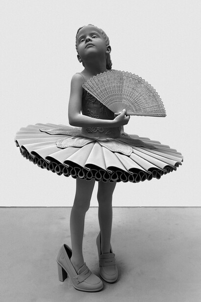 Hans Op de Beeck, Zhai Liza (mother's shoes). Courtesy of the artist and Templon