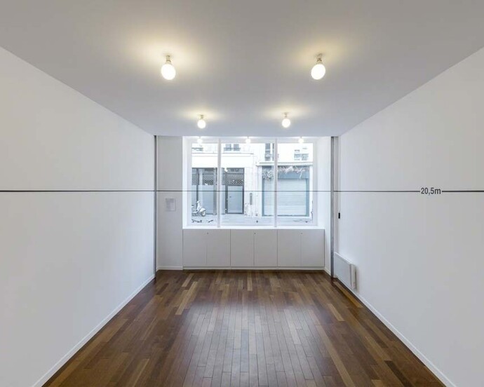 Mel Bochner, Exhibition view. Courtesy of mfc - michèle didier