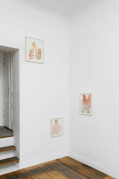 Margrét H. Blöndal, On the good ship lollipop, exhibition view. Courtesy of Galerie Thomas Fischer