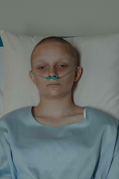 Patient looking into the distance