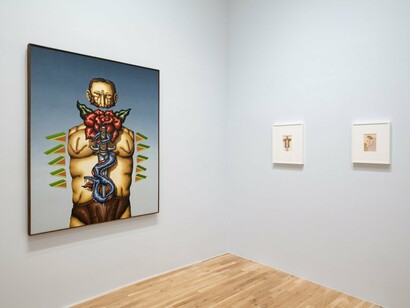 Robert Lostutter, exhibition view. Courtesy of Derek Eller Gallery