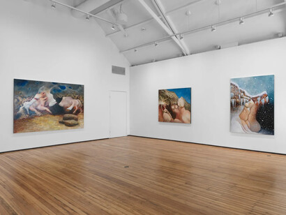 Danny Moynihan, In praise of limestone, exhibition view. Courtesy of Nathalie Karg Gallery 