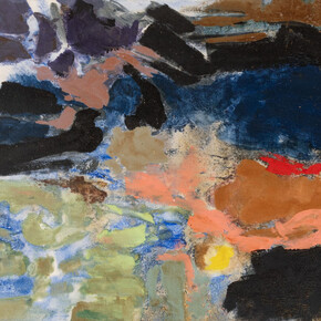 Friedel Dzubas, Untitled, circa 1980. Courtesy of Lincoln Glenn Gallery