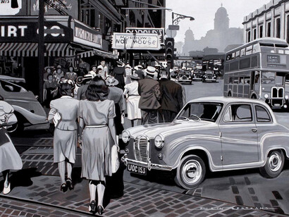 Saturday Shopping 60 x 73 cm