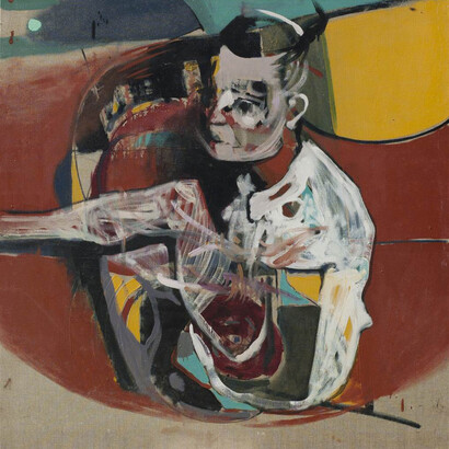 Maciej Zukowski, Untitled, Oil on Canvas, 39.5" x 39.5"