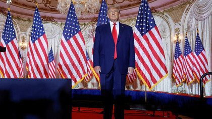 Trump a lancé la course à la présidence américaine en 2024 @ Jonathan Ernst/Reuters