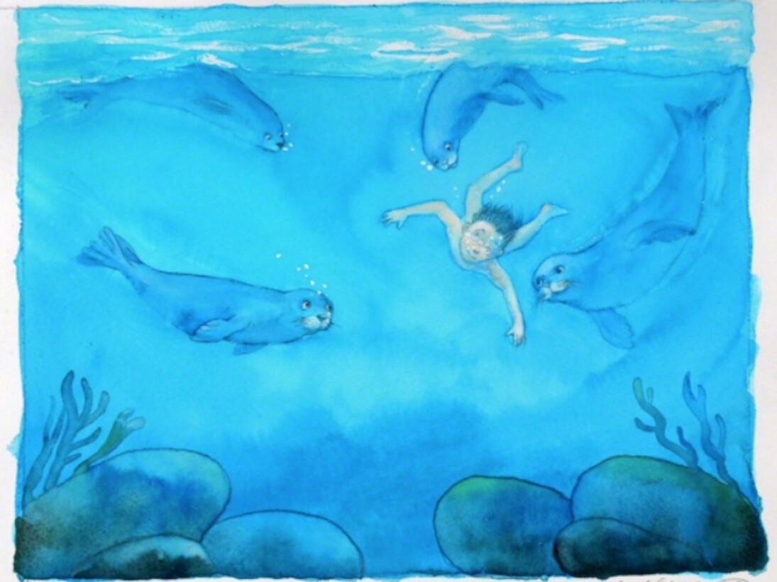 Michael Foreman. Telling Tales. Courtesy of Chris Beetles