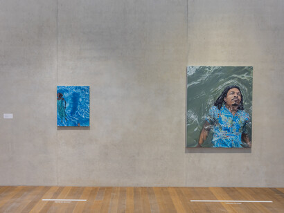Calida Rawles, A mereced de las mareas, vista de exhibición. Cortesía del Pérez Art Museum Miami