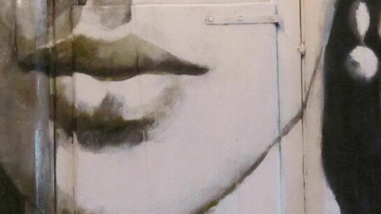 Rossana Borzelli, L'altra Bocca, 86 x 83 cm, light (dettaglio)