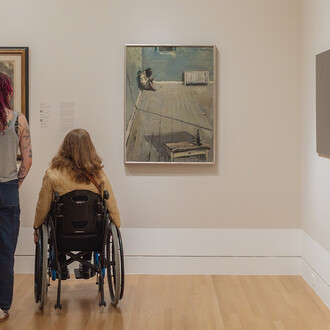 Various artists, Artists’ choice, exhibition view. Courtesy of Frye Art Museum