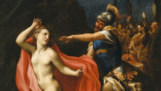 Antonio Allegri, detto il Correggio, “Giovane ignudo fugge nella Cattura di Cristo”, dettaglio, 1530 ca., collezione privata