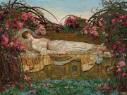 Archibald Wakley (1873–1906), «La Bella Durmiente», 1903, óleo sobre lienzo, colección privada