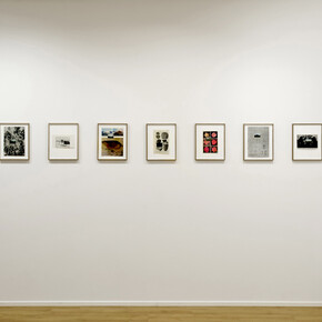 Alessandra Spranzi, Obsoleto, 2013-2014, polaroid e pagina di libro o rivista, courtesy galleria P420 Bologna