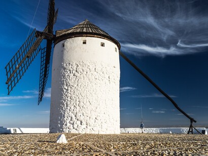 Típico molino de La Mancha