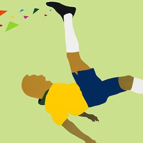 Pelé: Art, Life, Football. Courtesy of National Football Museum