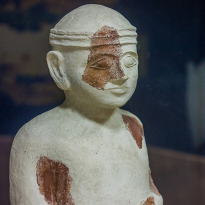 Khum Pot, Jambas Kala, Turtkul District, Karakalpakstan, red clay, I. V. Savitsky State Museum of Art, Nukus, Uzbekistan