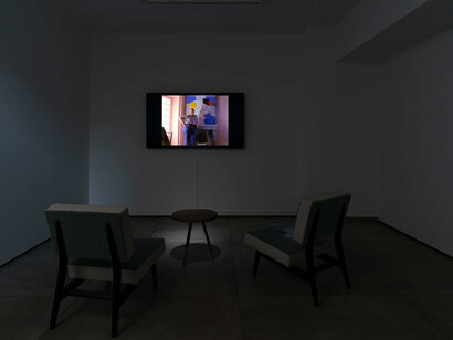 Serge Poliakoff, Les étés de Poliakoff, exhibition view. Courtesy of Almine Rech